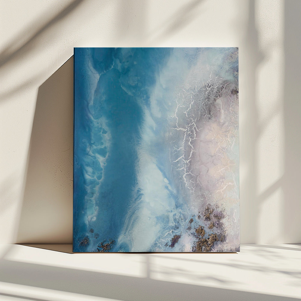 Luchtstrand - Seaside Whispers 1 | Canvas