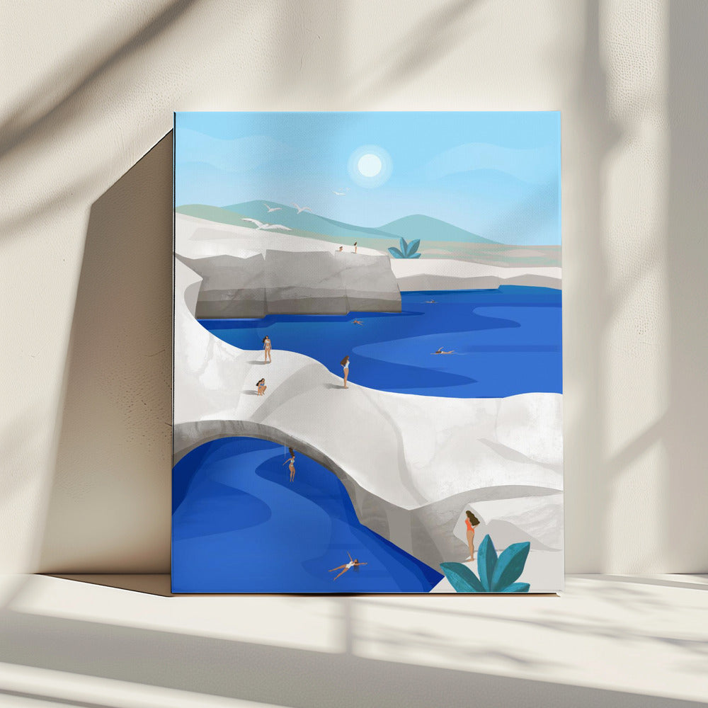 Cliff Jumping, Griekenland | Canvas