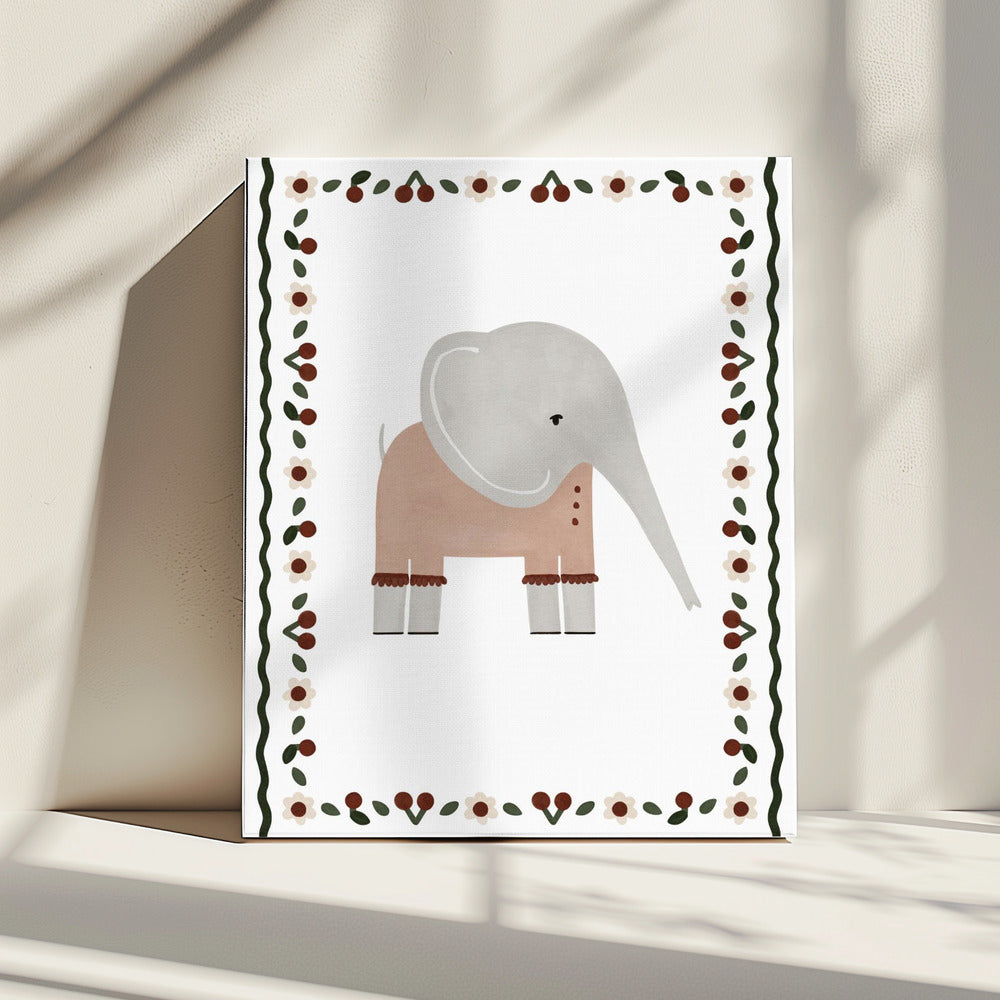 Olifant Elegantie | Canvas