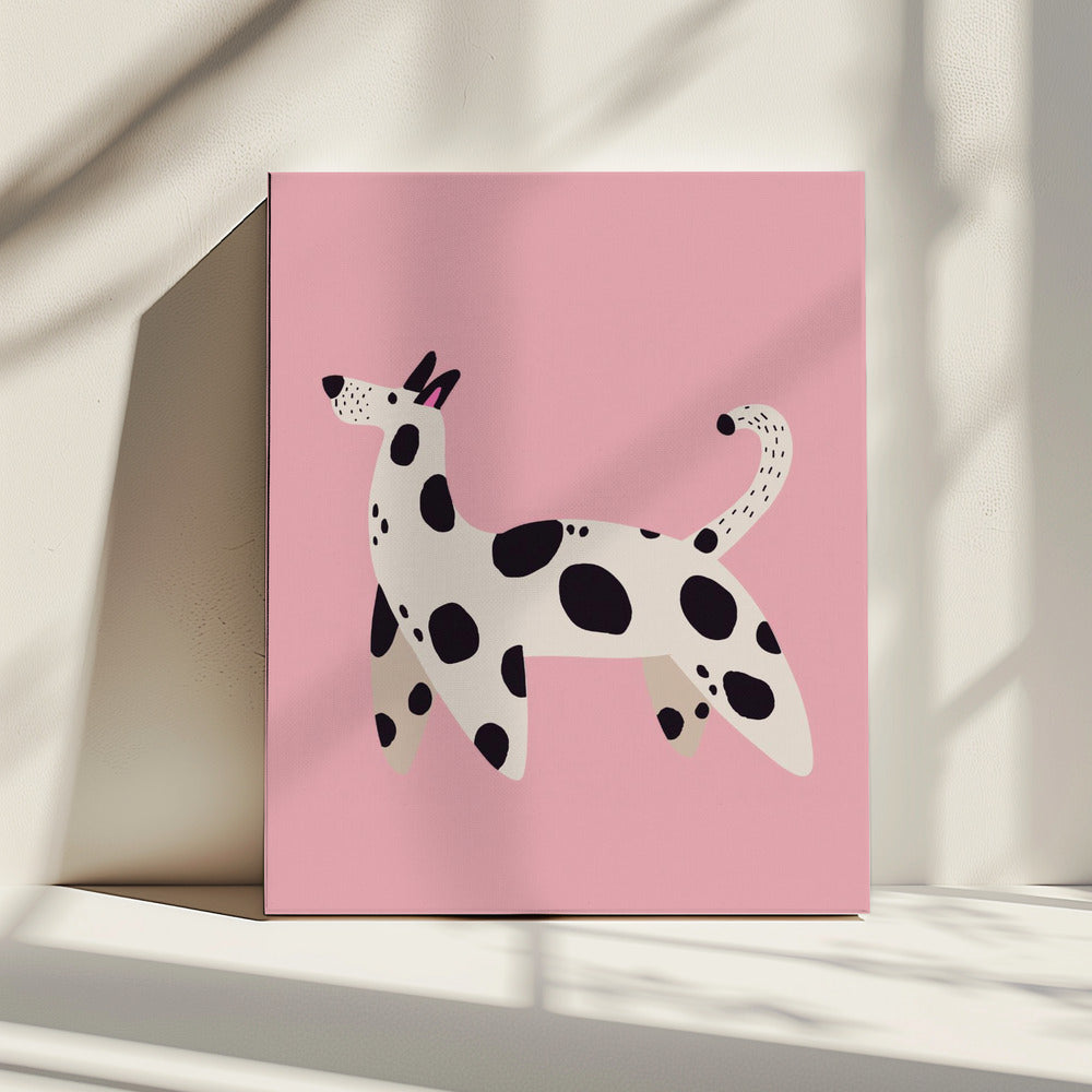 Gevlekte Hond Wandeling | Canvas
