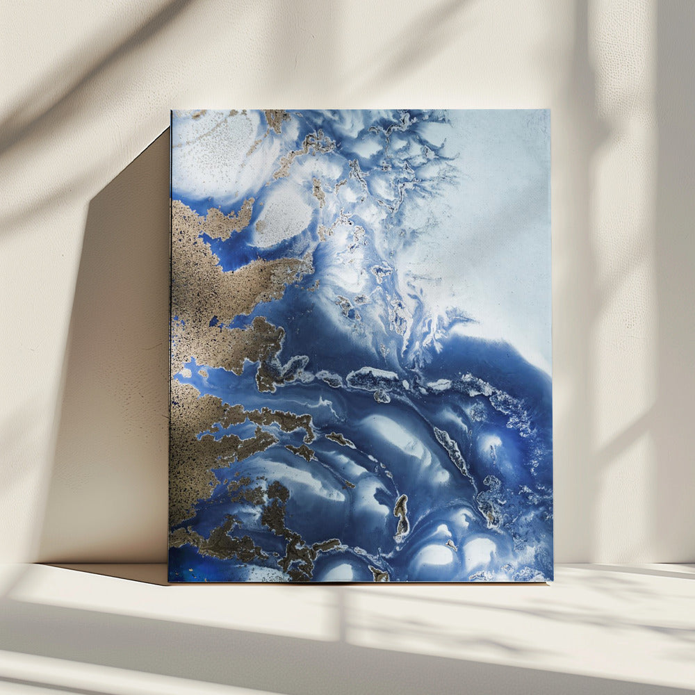 Peaceful - Ocean Wave Waltz - Oceanische texturen | Canvas