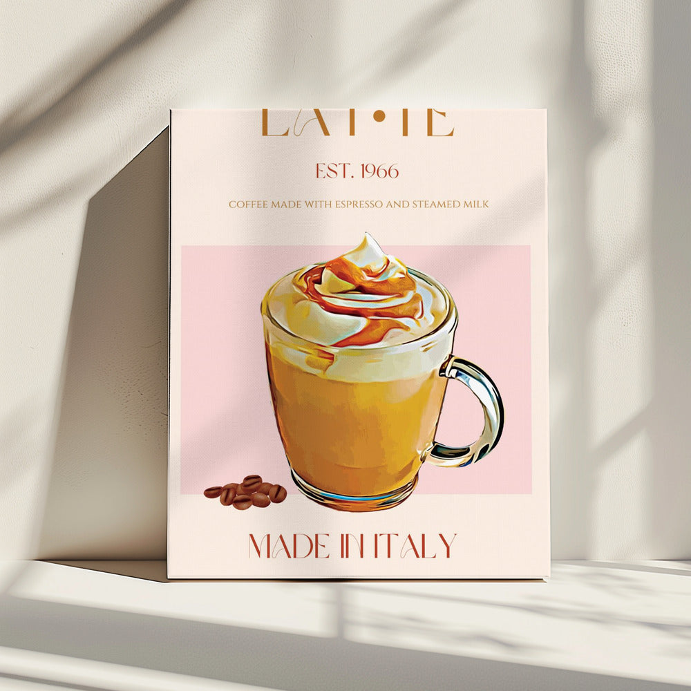 Romige Latte Delight | Canvas