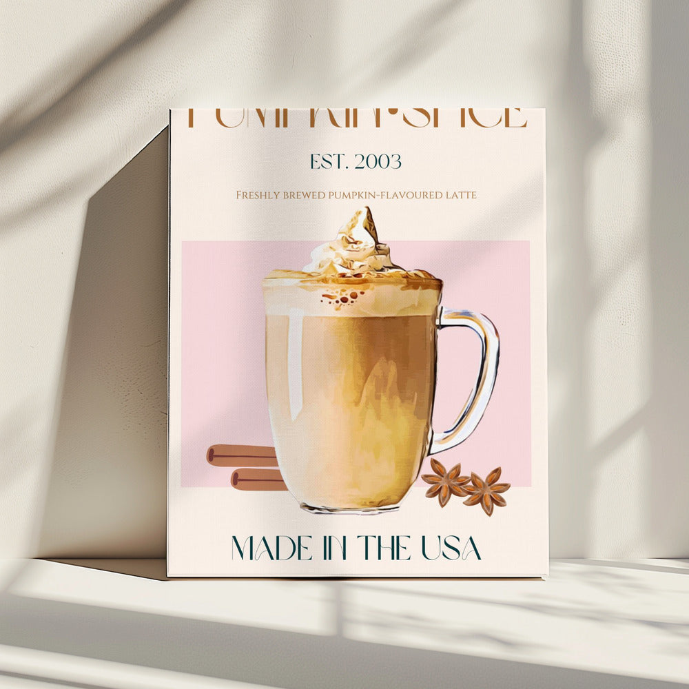 Herfst Latte Delight | Canvas
