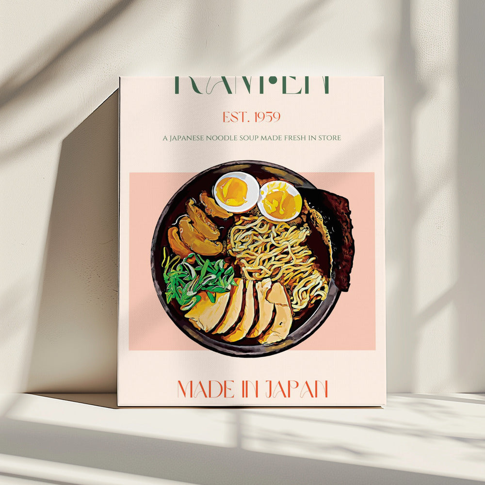 Genieten van Japanse Ramen Bowl | Canvas