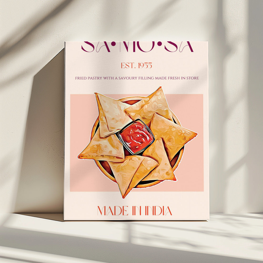 Indiase gefrituurde samosa's | Canvas