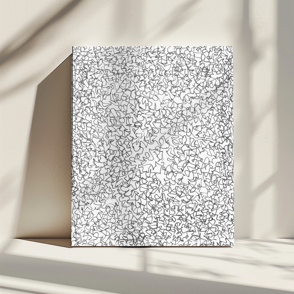 Chaotische wervelwind | Canvas