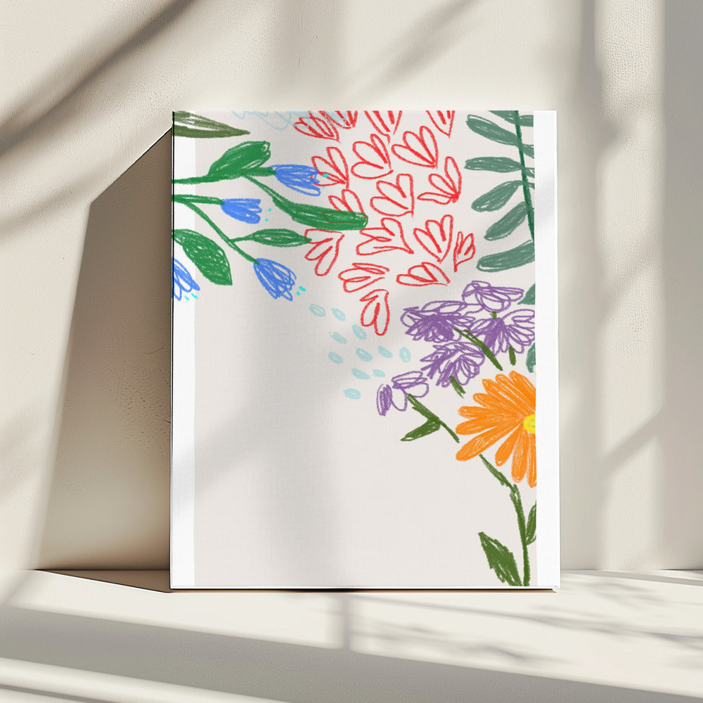 Bloeiende grilligheid | Canvas