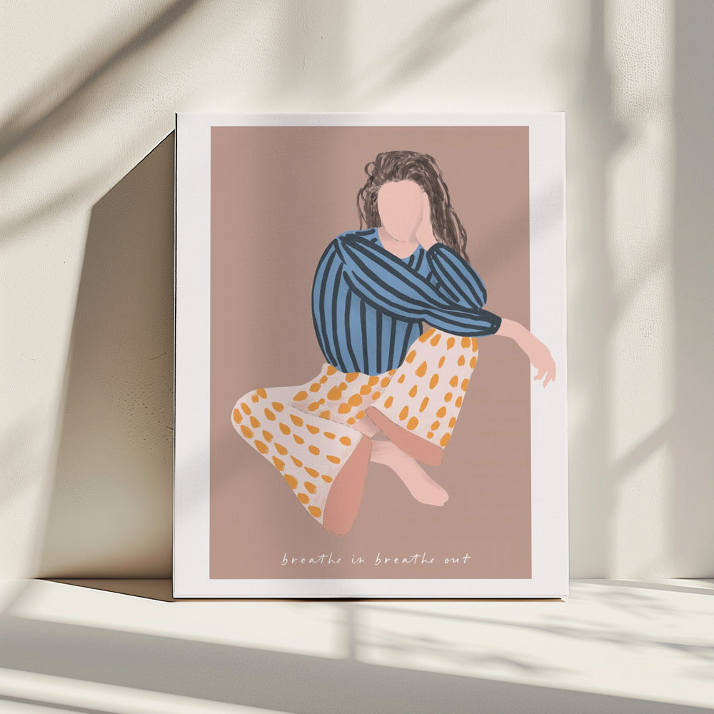 Serene contemplatie | Canvas