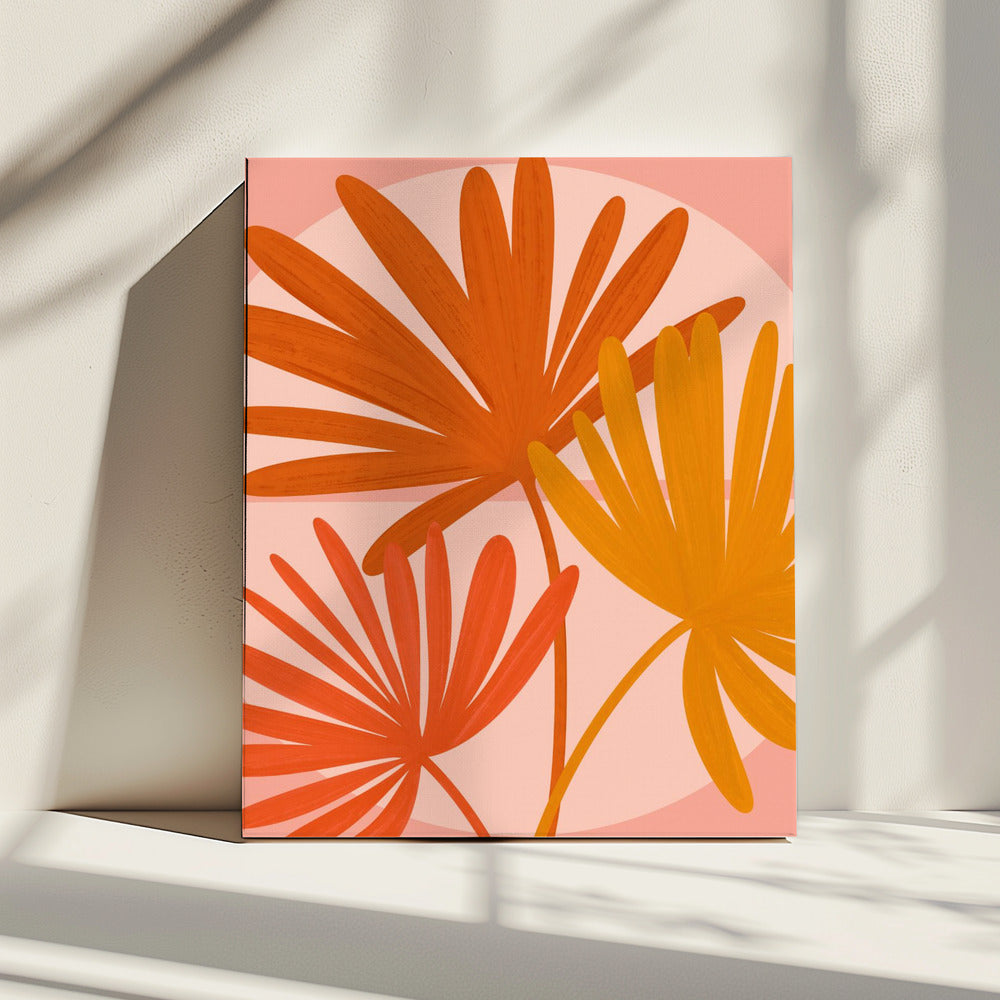 Herfstpalmen | Canvas