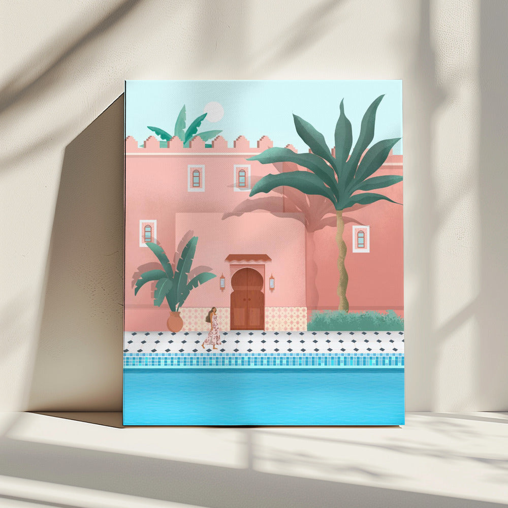 Marokko Deuren | Canvas
