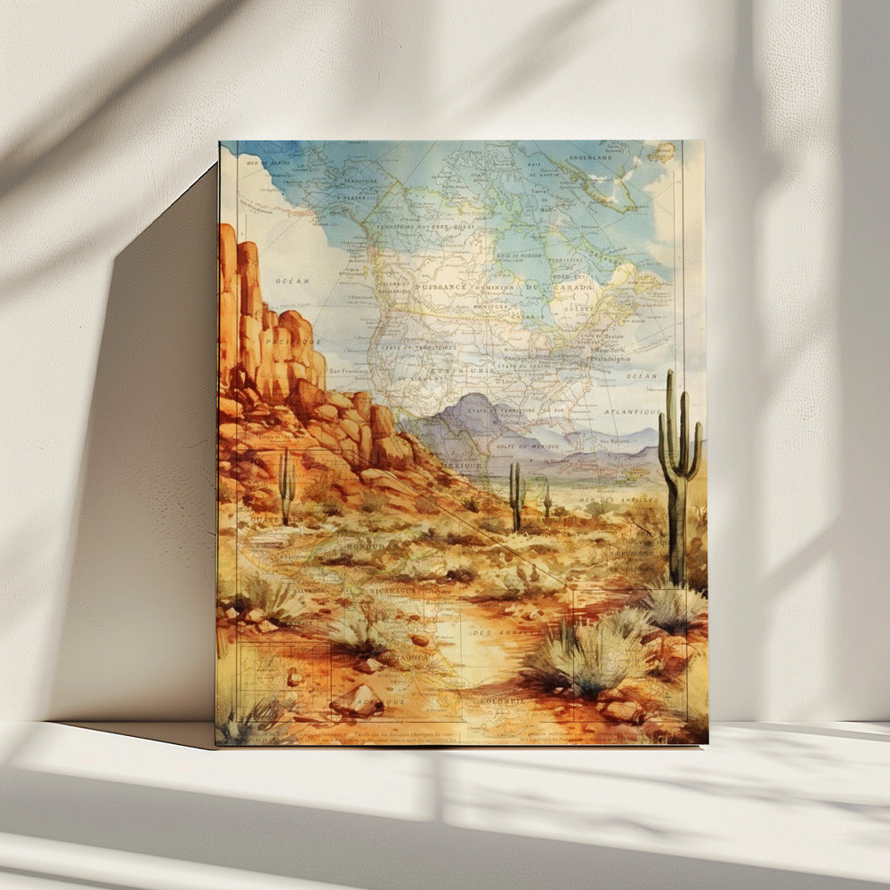 Woestijn van Arizona | Canvas