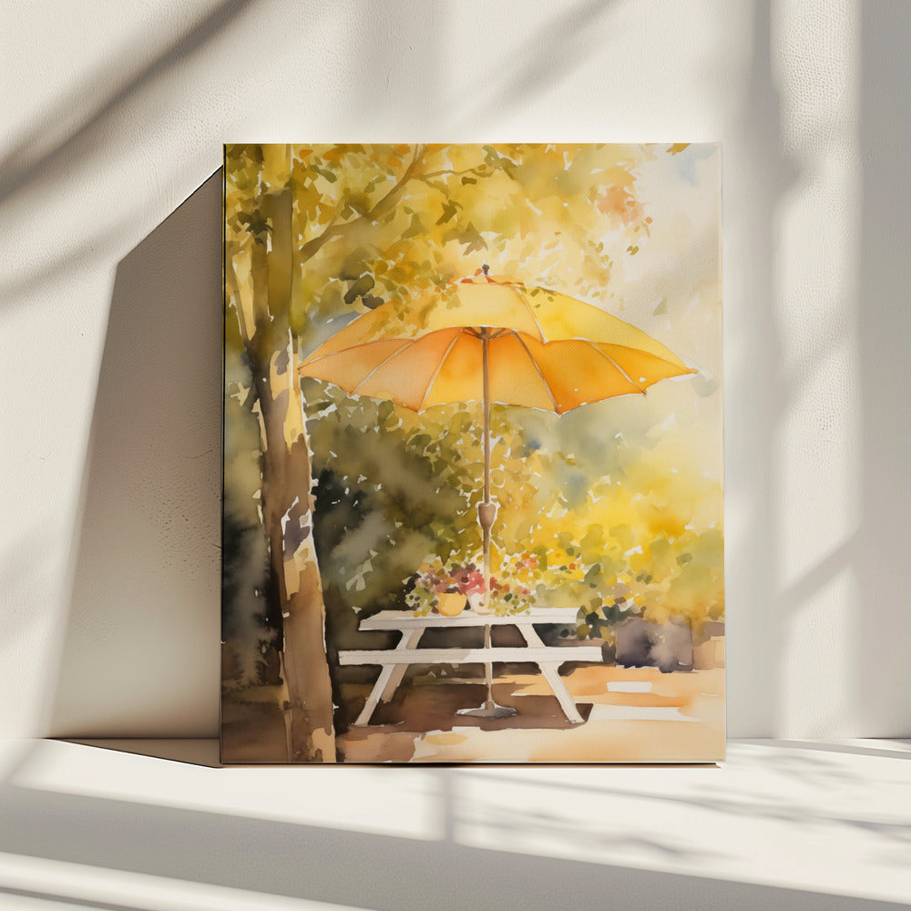 Zomer in de achtertuin | Canvas