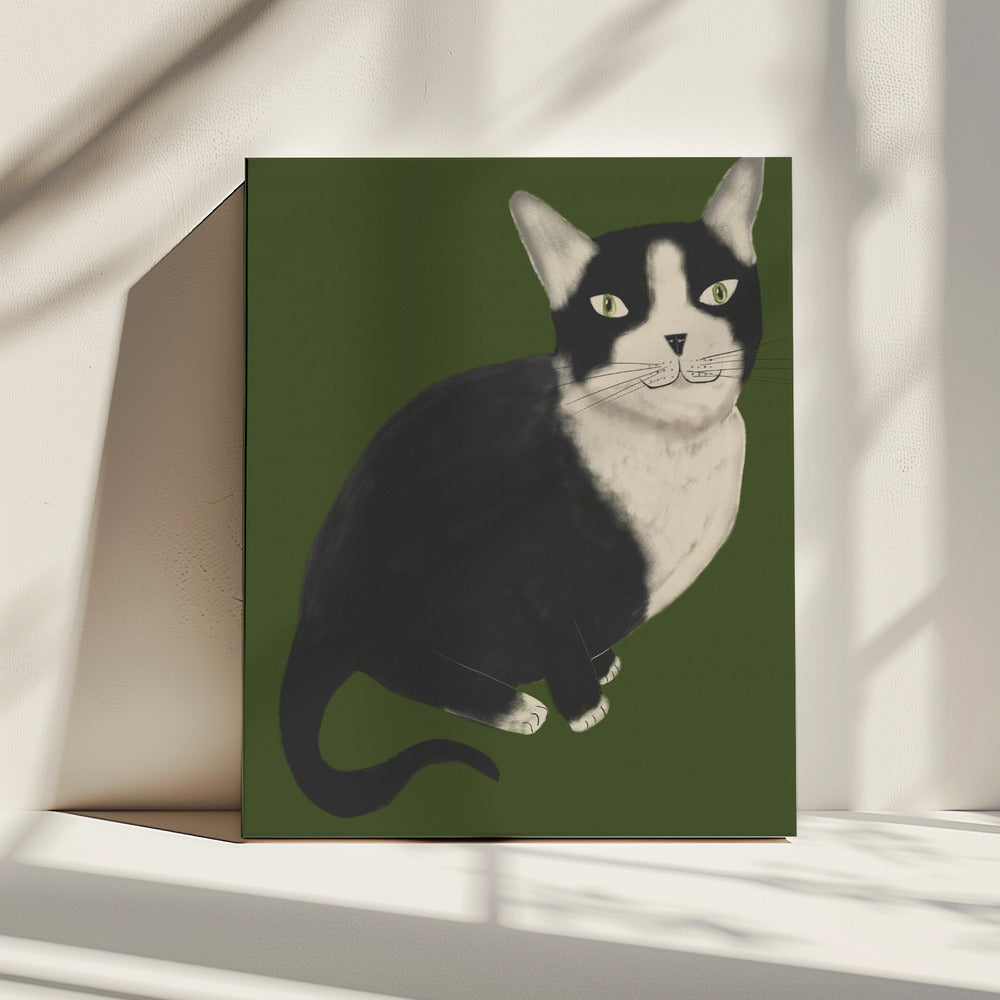 Meneer Tuxedo Cat | Canvas