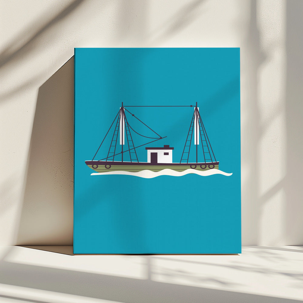 Vissersboot | Canvas