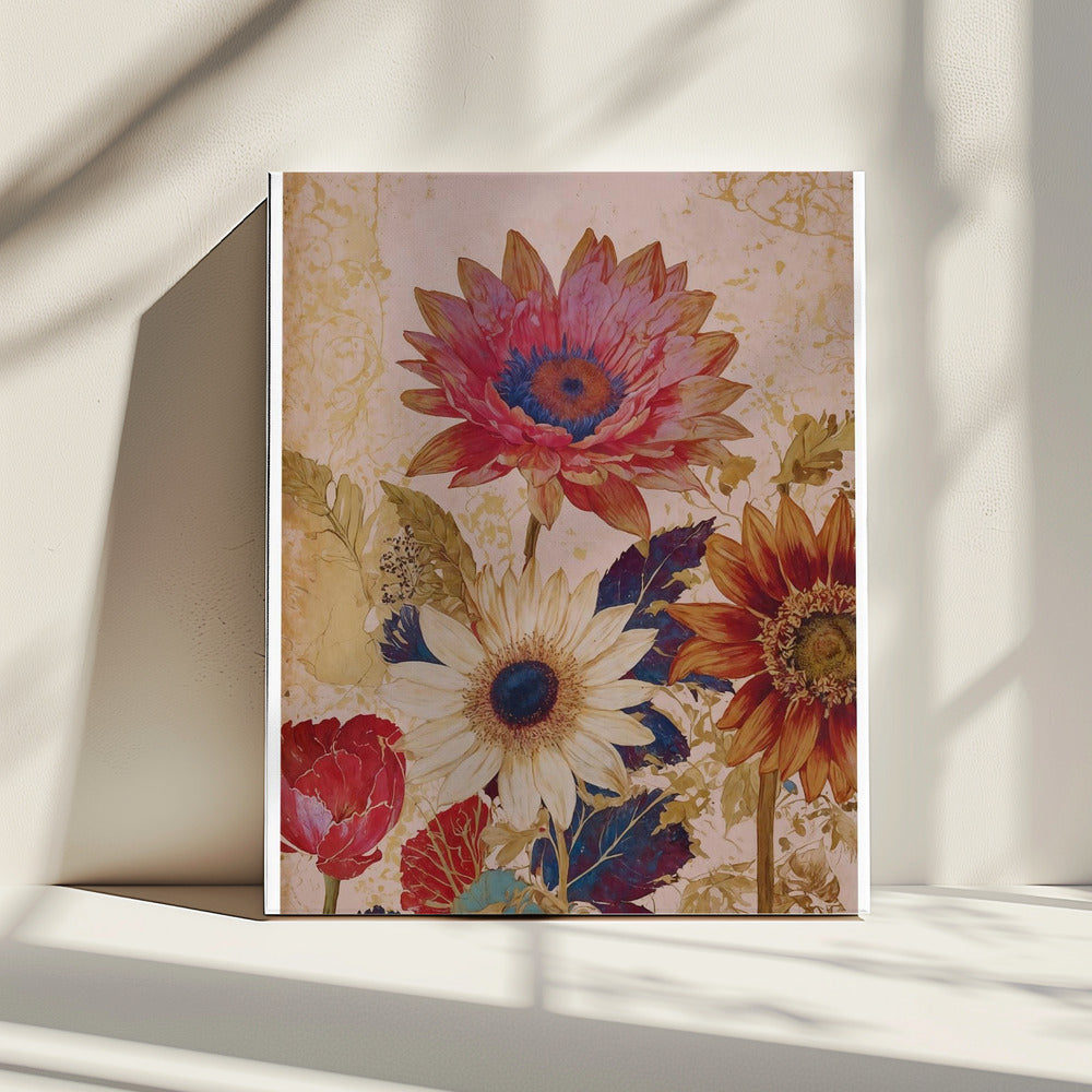 Levendige bloesems | Canvas