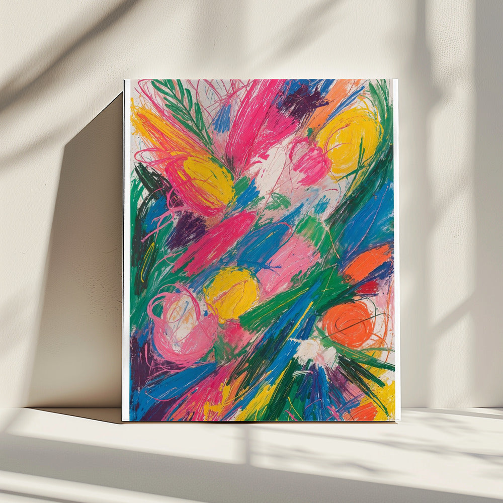 Levendige wervelwind | Canvas