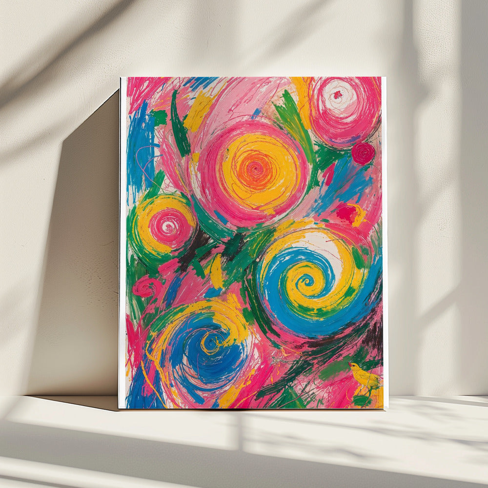 Wervelende wervelingen | Canvas