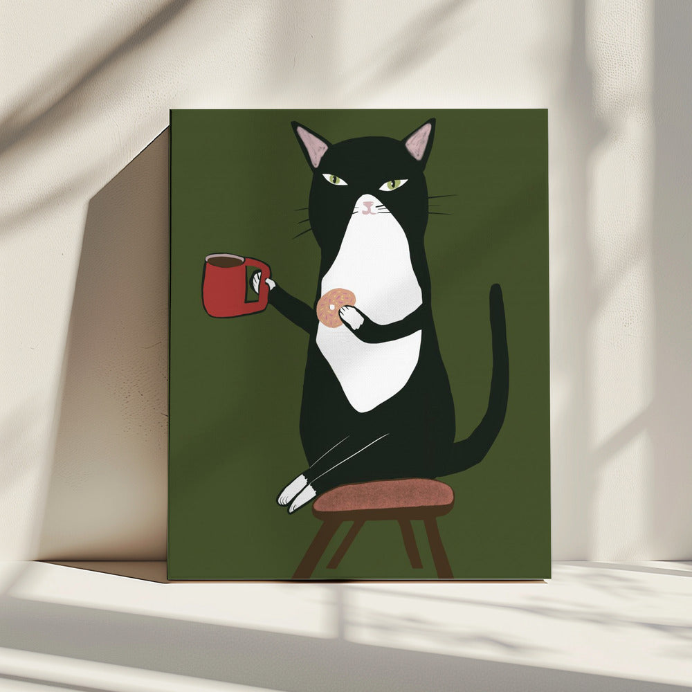 Koffiekat | Canvas