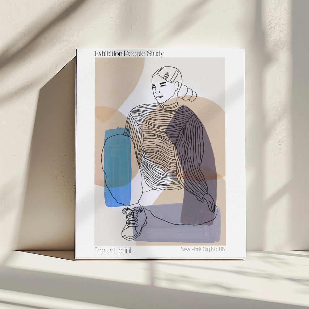 Abstracte elegantie | Canvas