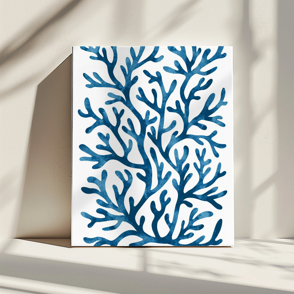 Koraalpatroon II | Canvas
