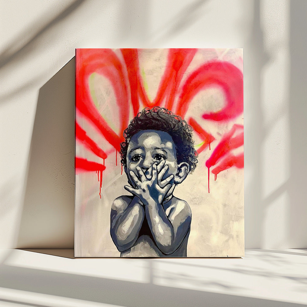Fluisterende onschuld | Canvas