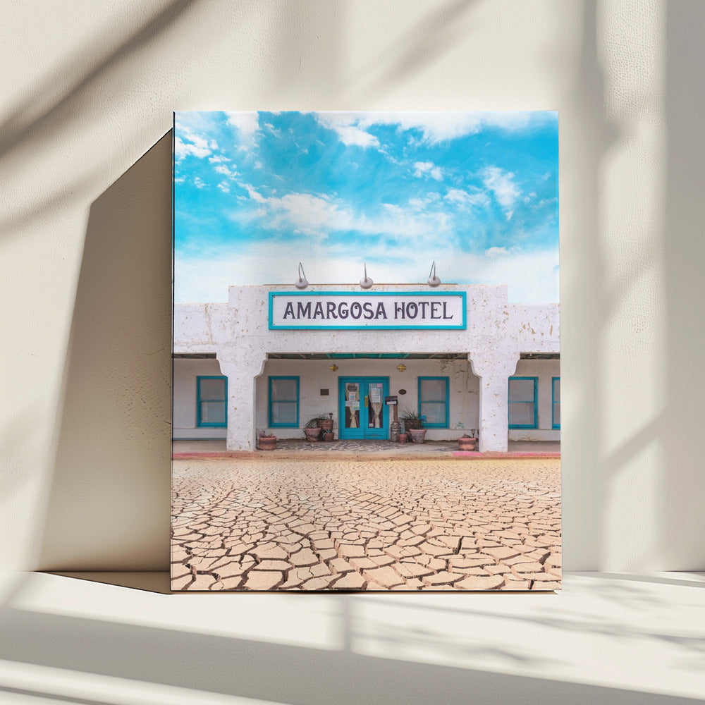 Historisch Amargosa Hotel en Opera House in Death Valley Junction, Californië | Canvas
