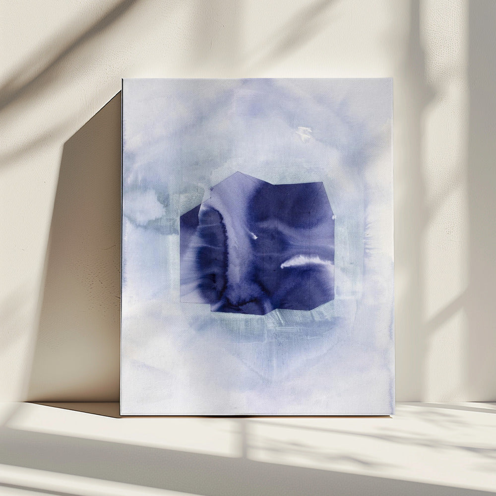 Mystieke indigovorm | Canvas