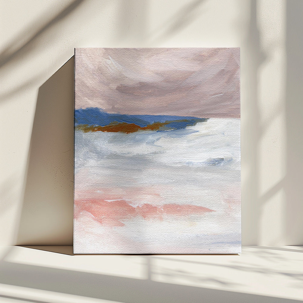 Zachte pasteltinten en gestructureerde penseelstreken | Canvas