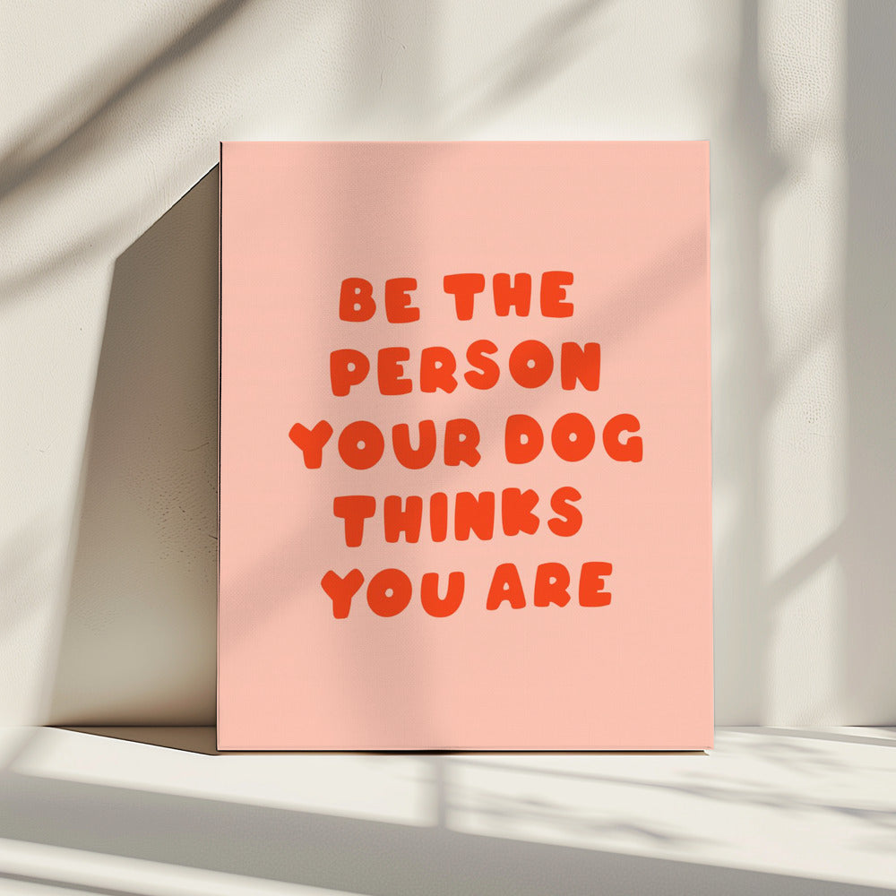 Typografie voor hondenliefhebbers | Canvas