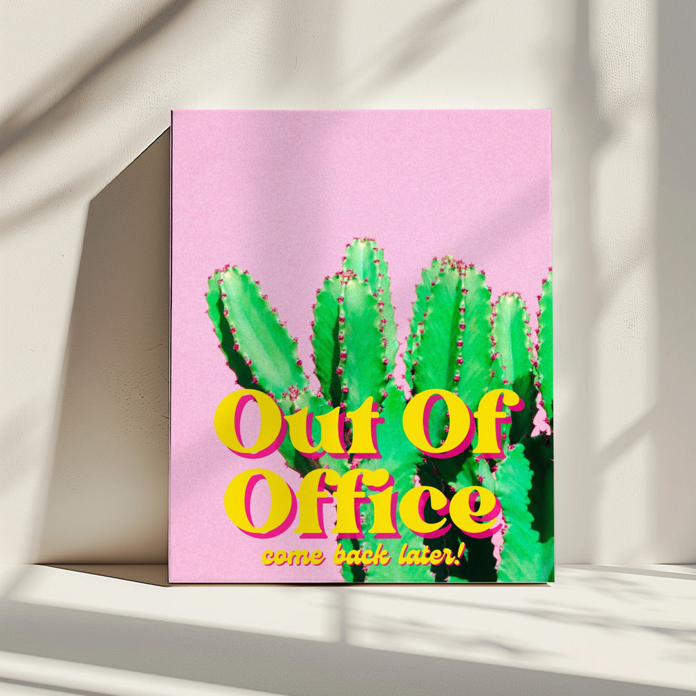 Levendige groene cactus | Canvas