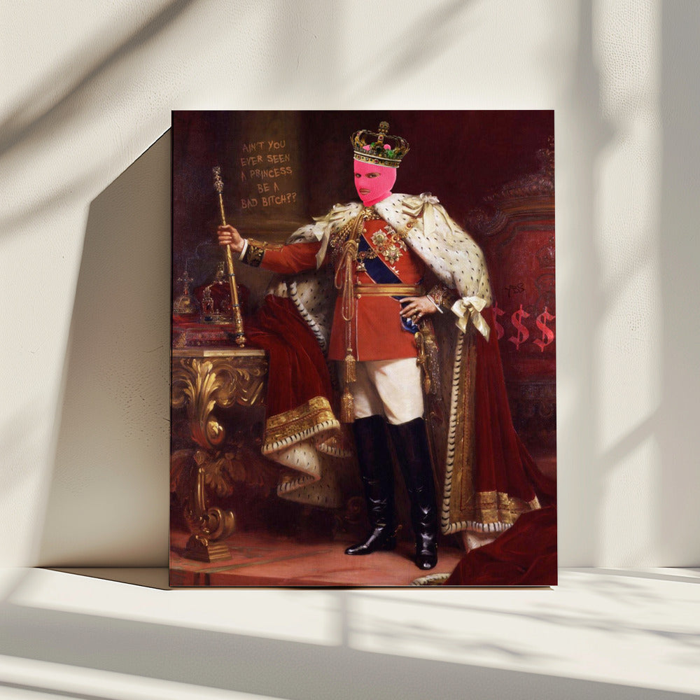 Koninklijk figuur in regalia | Canvas