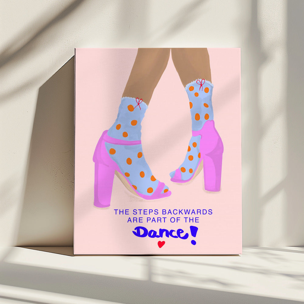 Dans in kleur | Canvas