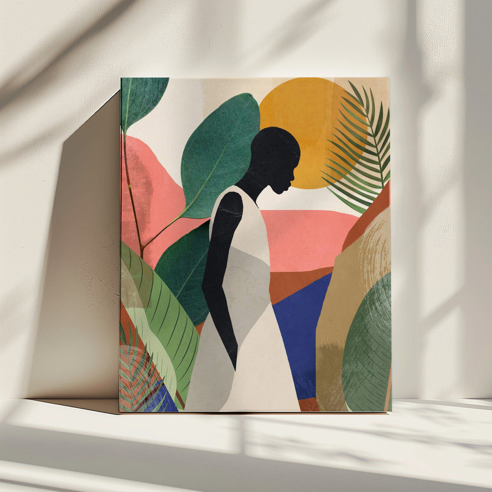 Sereen silhouet | Canvas