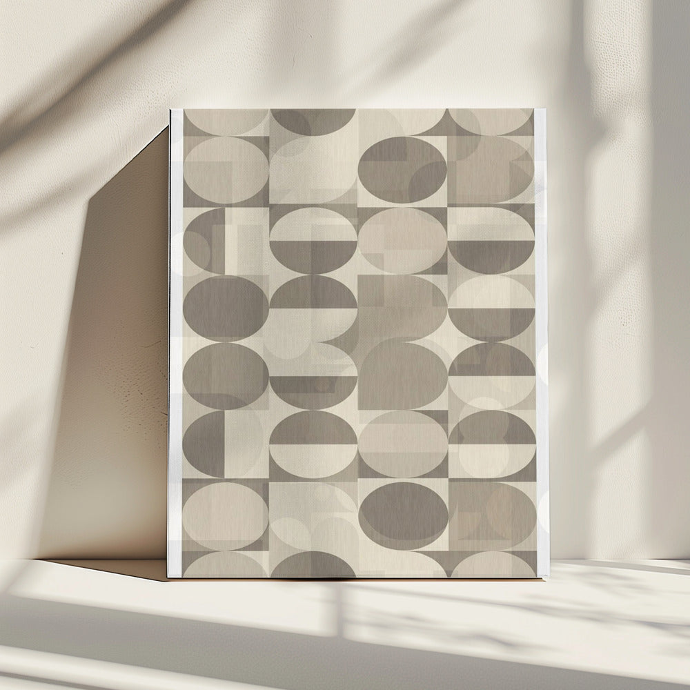Geometrisch abstract ontwerp | Canvas