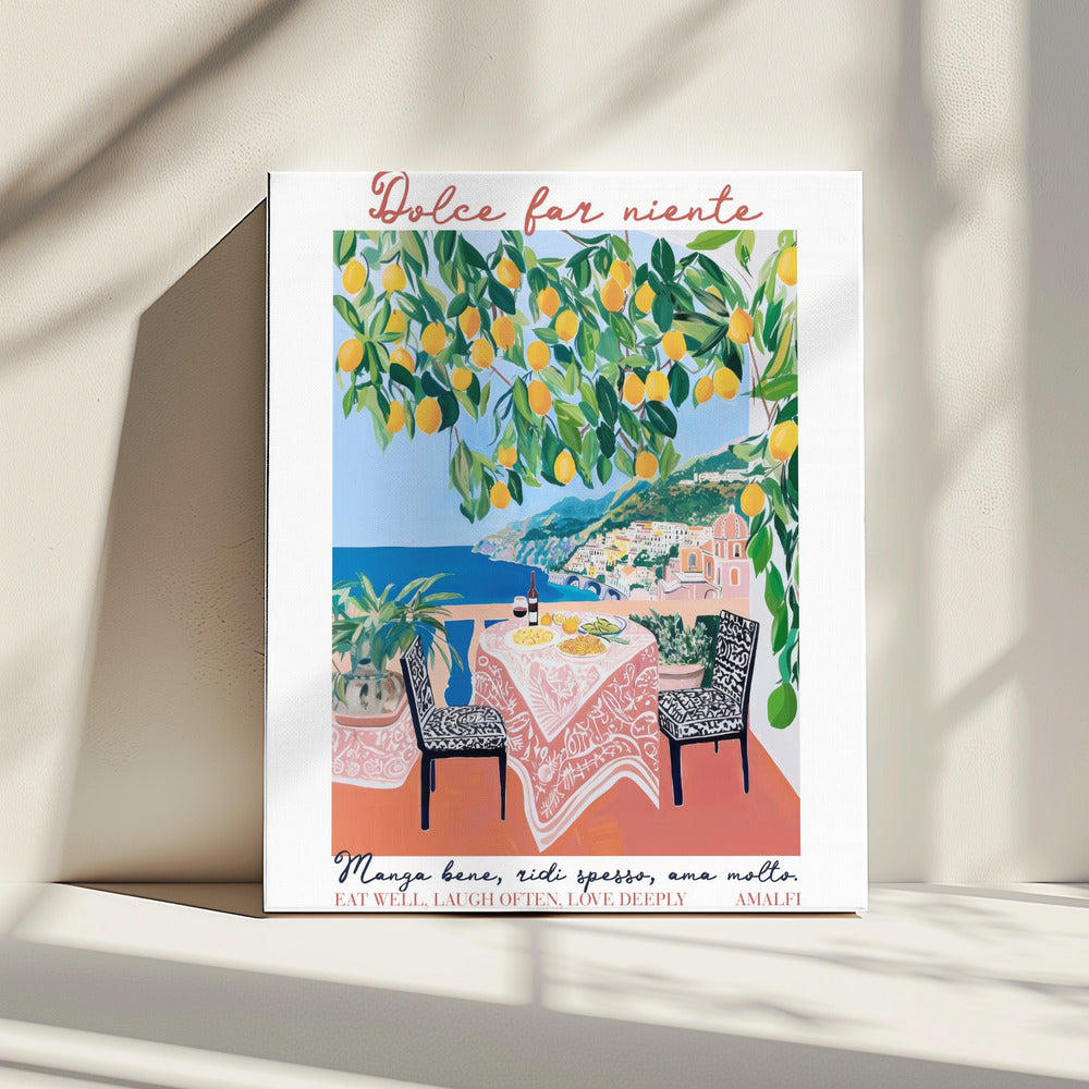 Eet goed Amalfi | Canvas