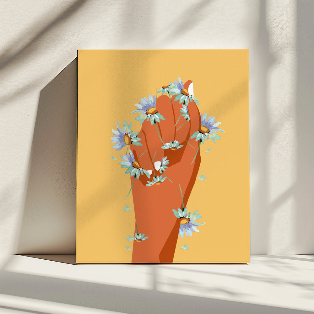 Bloemenvuist | Canvas