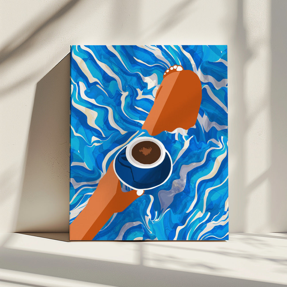 Ontspannen zondagochtend | Canvas