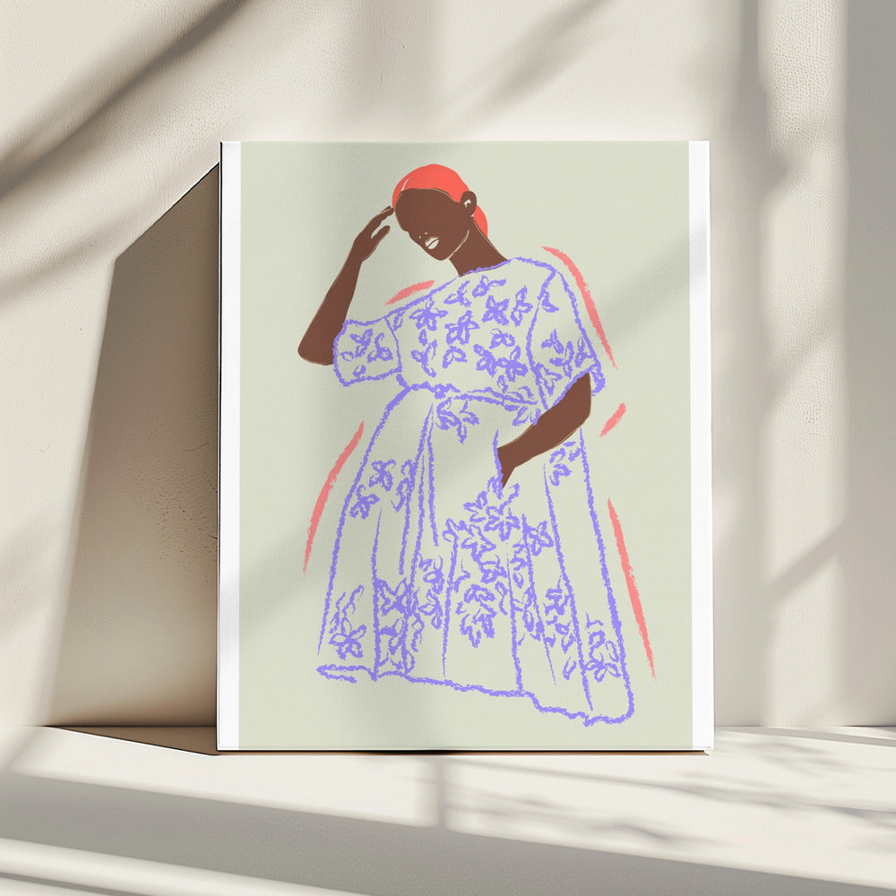 Bloemen gratie | Canvas