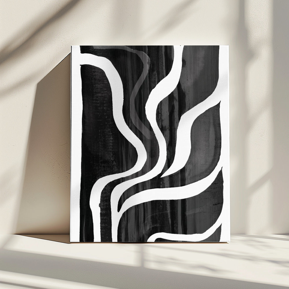 Monochrome beweging | Canvas