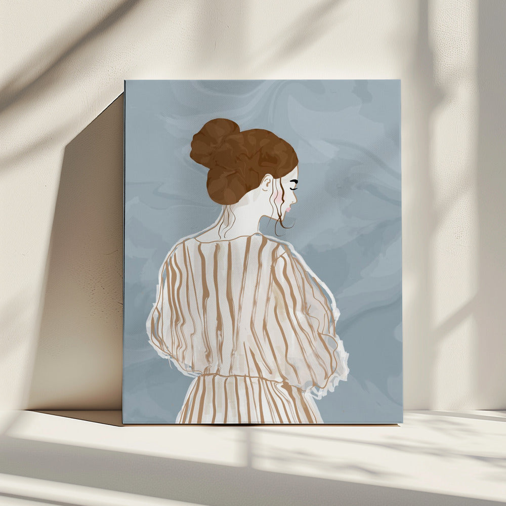 Vrouw om alleen te staan | Canvas