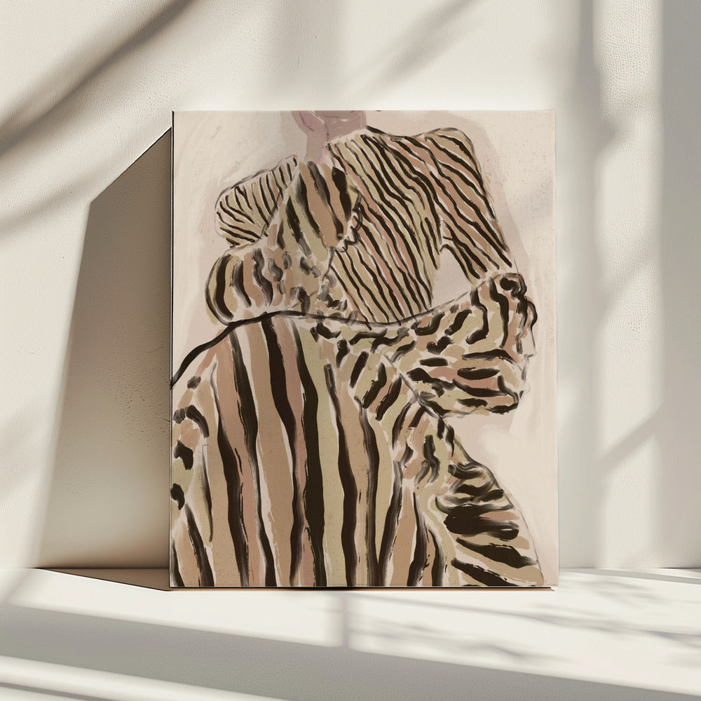 Zebra Elegantie | Canvas