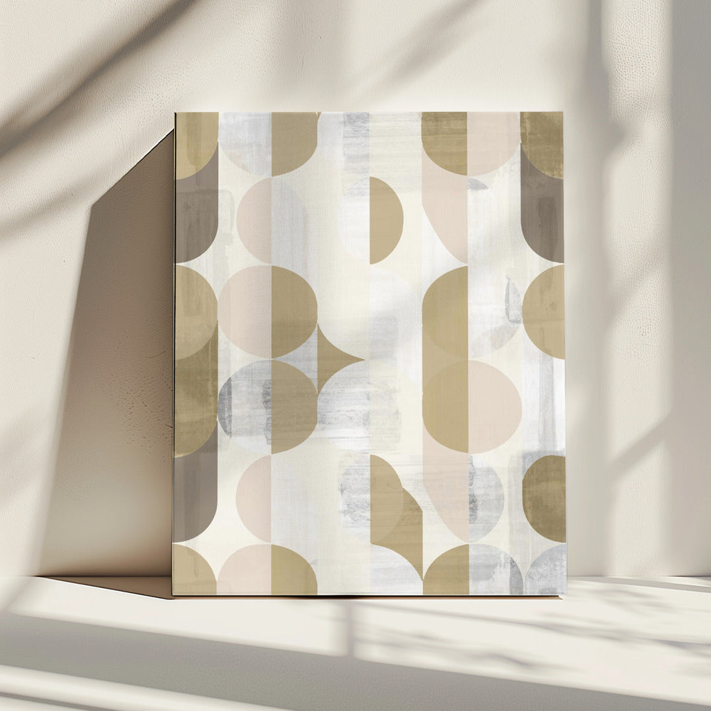 Zwart Taupe | Canvas