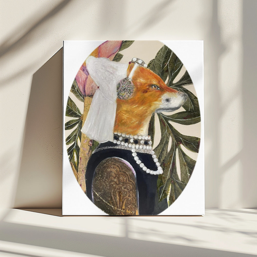 Vos gekleed in renaissancekleding | Canvas