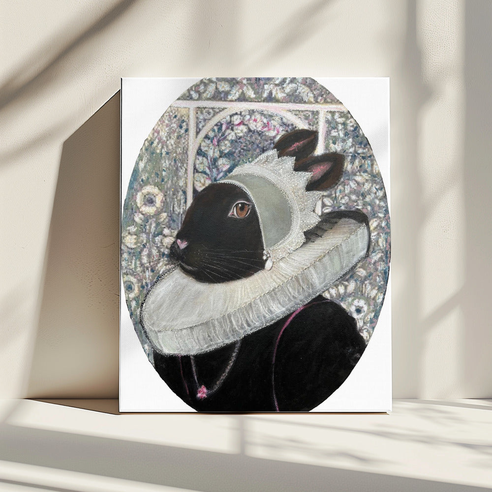 Koninklijk Konijnenportret | Canvas