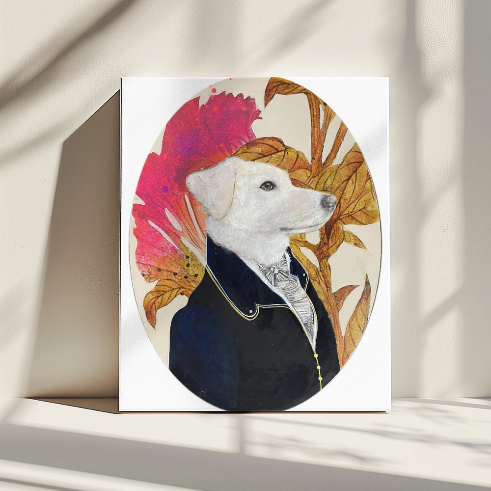 Koninklijk hondenportret | Canvas