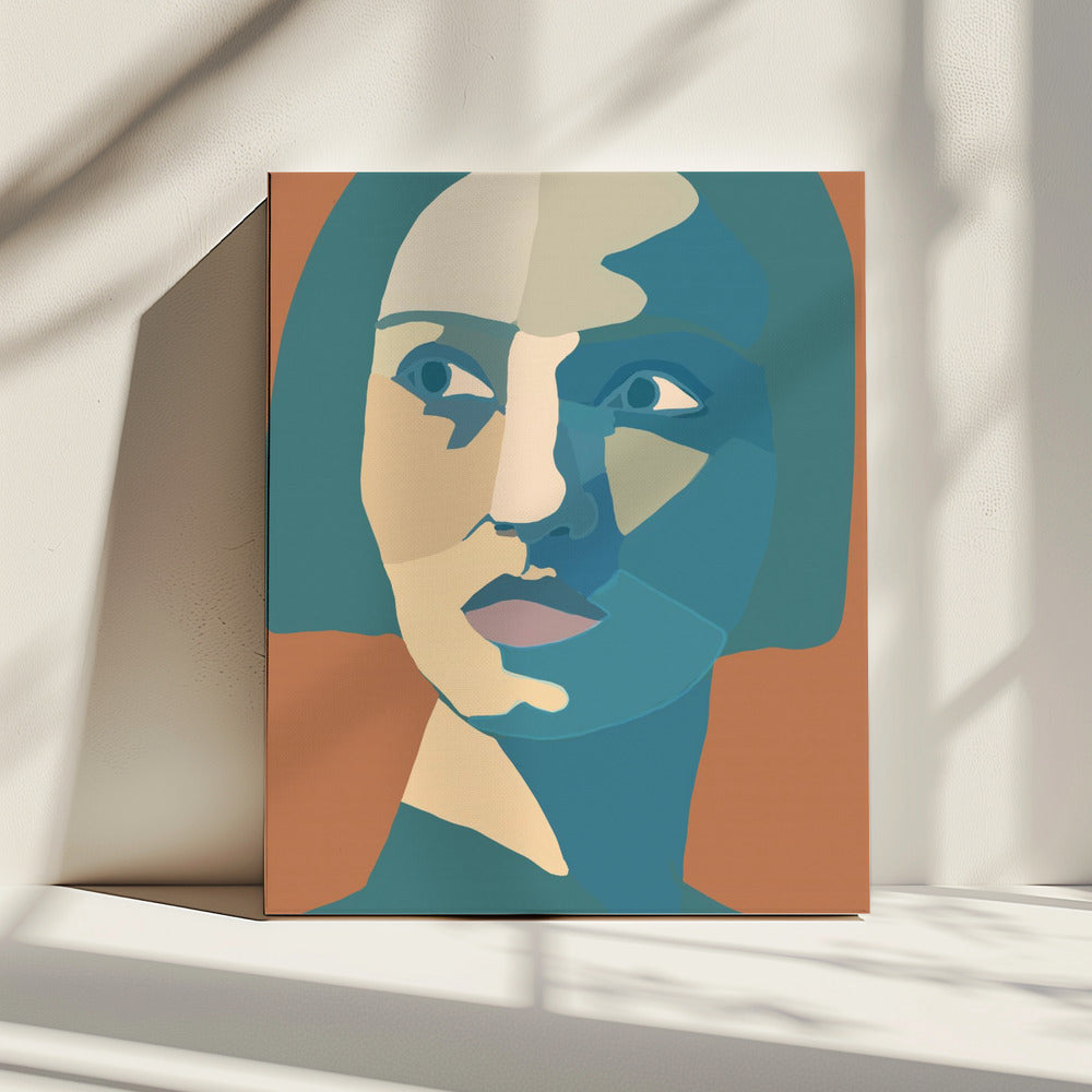 Portret van dame | Canvas