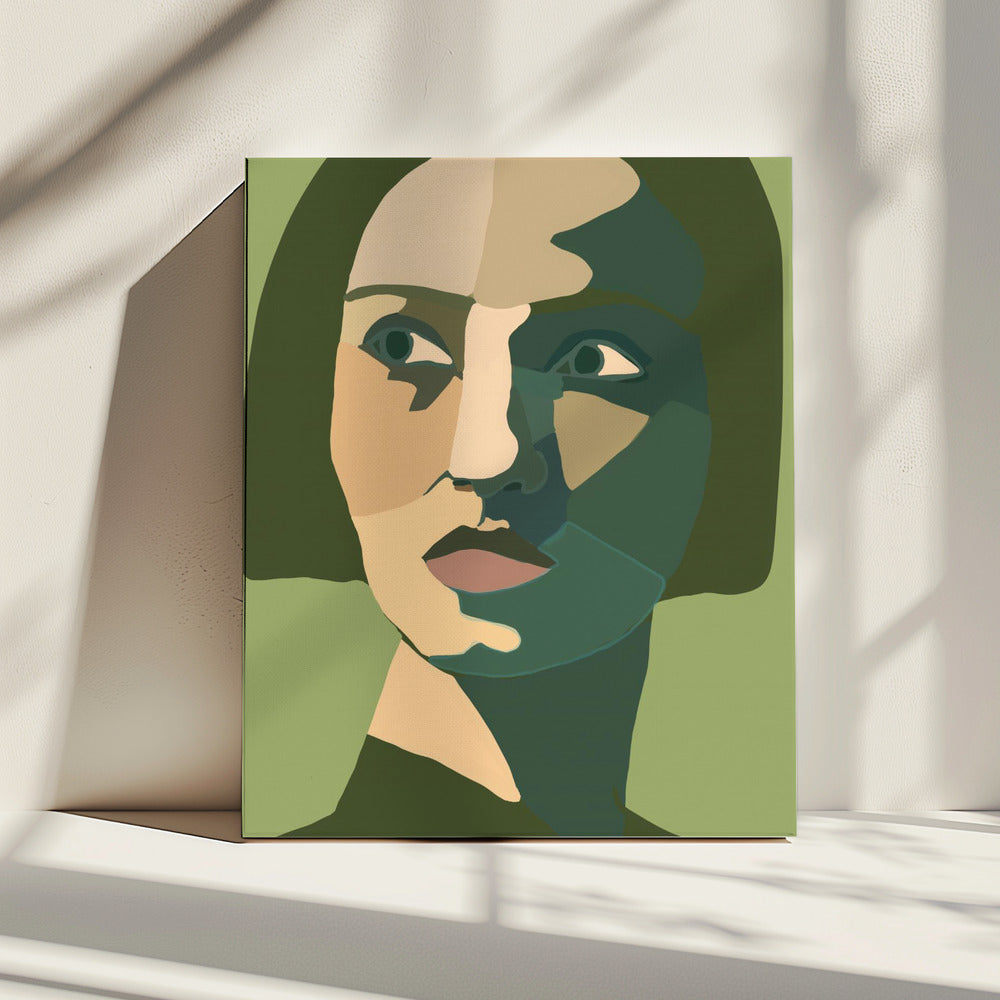 Portret van dame | Canvas