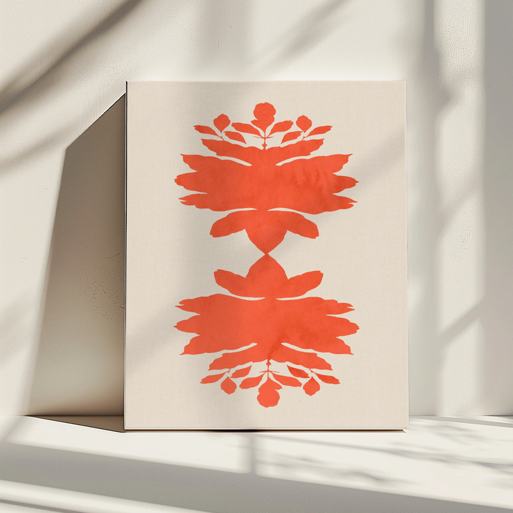 Symmetrische bloei | Canvas