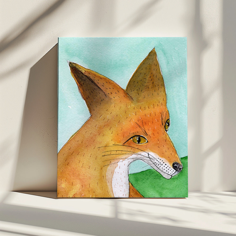 Rode Vos | Canvas