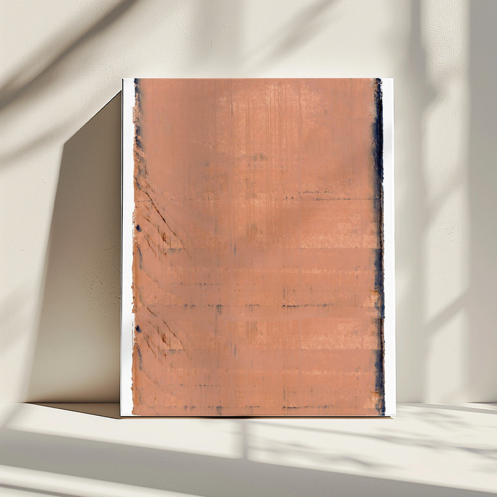 Gestructureerde abstractie in aardtinten | Canvas